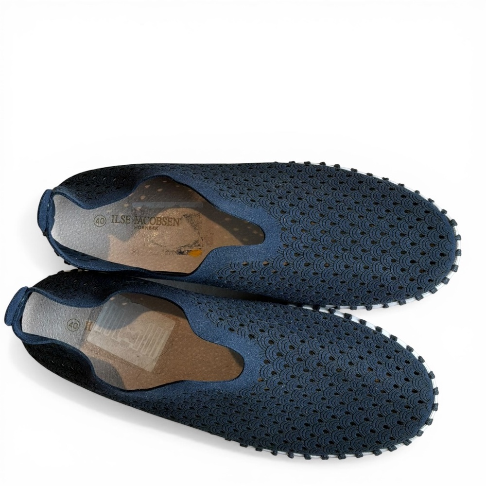 Ilse Jacobsen Shoes Tulip Sneaker in Navy Blue Size 10 - Picture 6 of 7